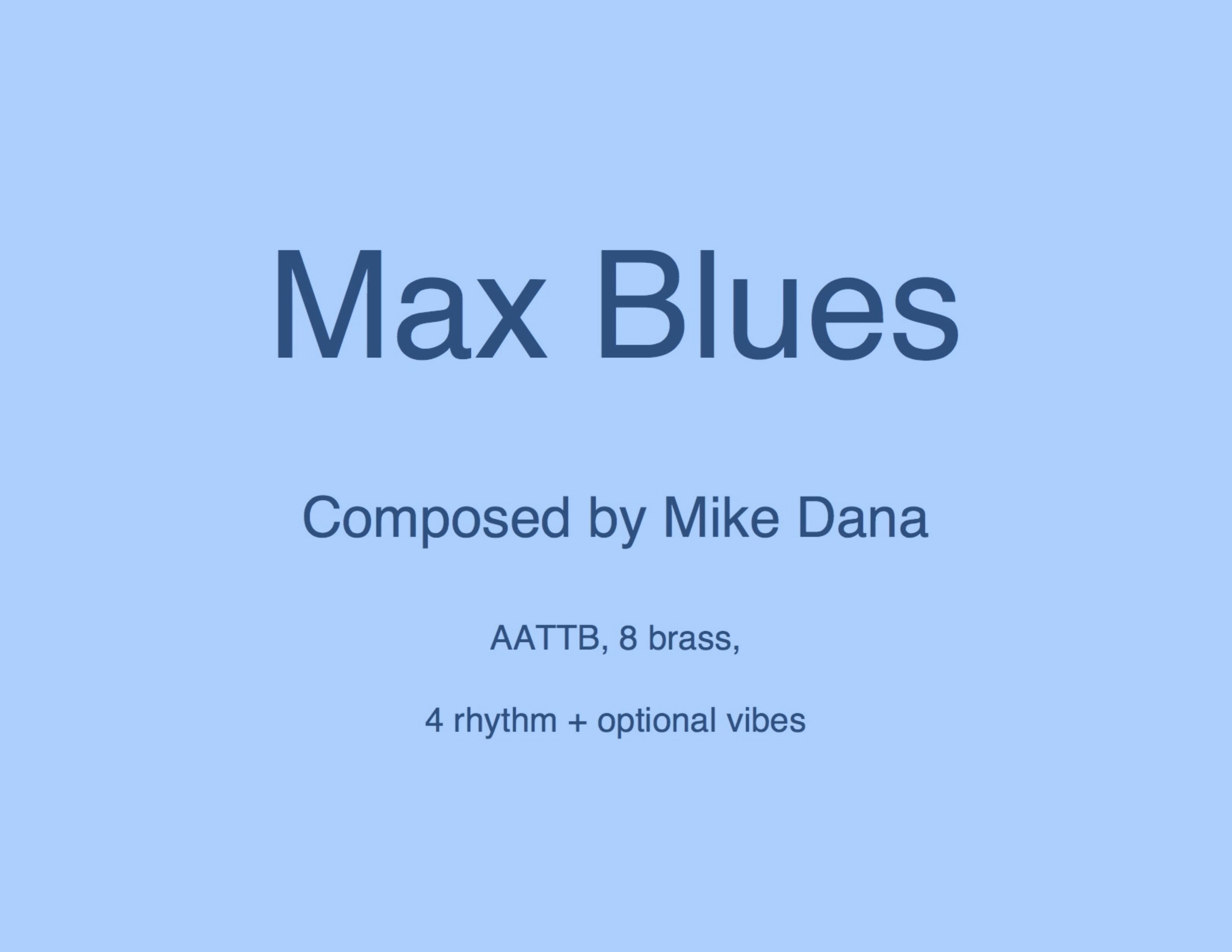 Max Blues