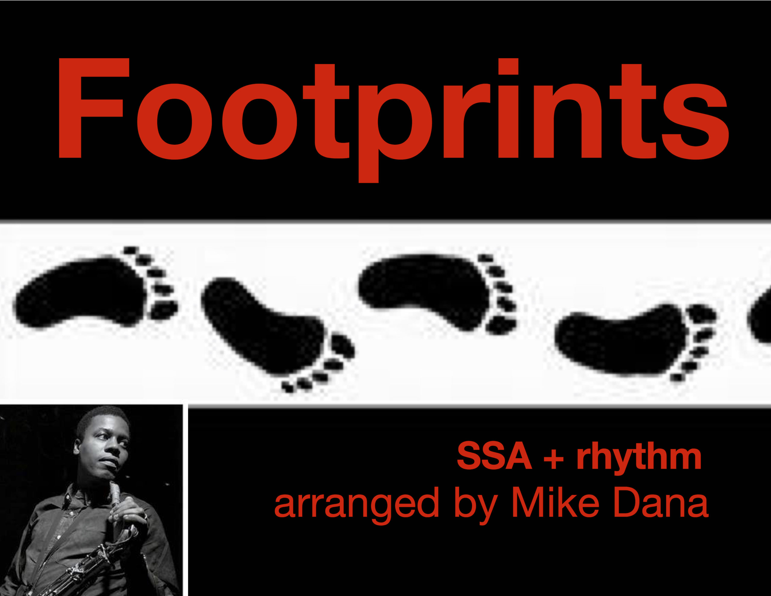 Footprints (SSAA + rhythm)