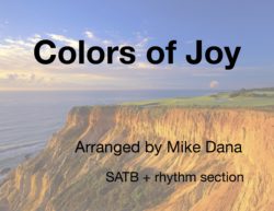 Colors of Joy (SATB + rhythm)